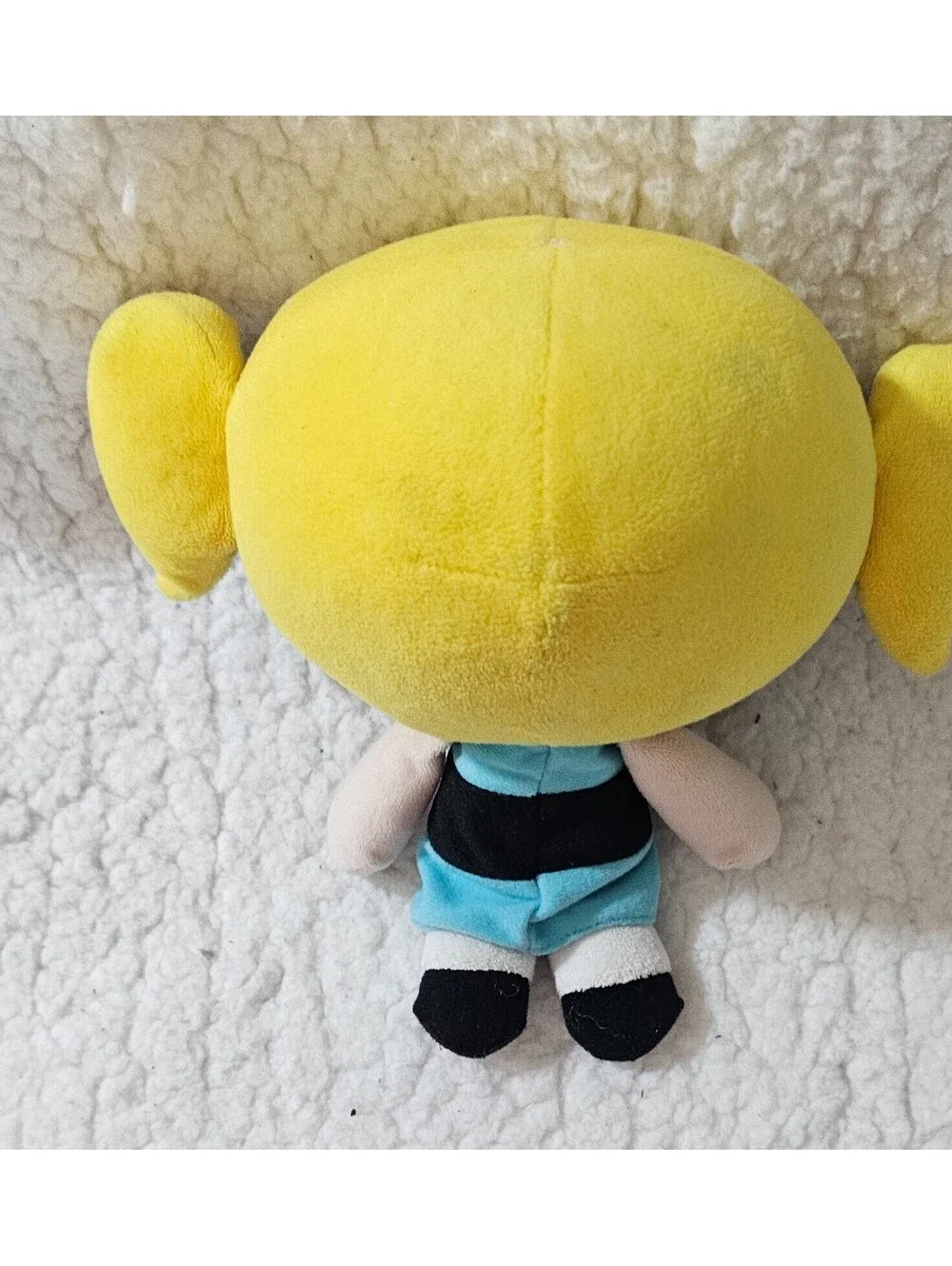 The Powerpuff Girls Bubbles Plush Stuffed Toy Big Eyes & Head 7.5